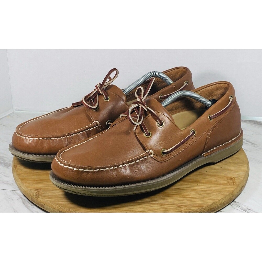 Rockport Men Boat Shoes Size US 13 Brown Leather K55031
